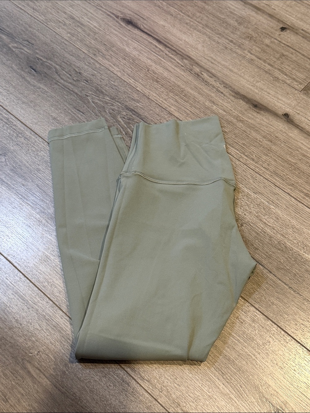 LULULEMON High-Waist Olive Green Women's Leggings SIZE 8